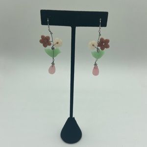 Anthropologie Bead and Wire Earrings